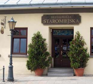 Fasada restauracji Staromiejskiej