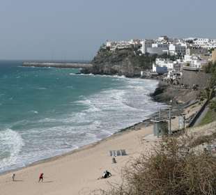 Am Ende des Strandes " Morro Jable "