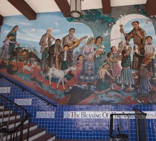 "The Blessing of the Animals" mural