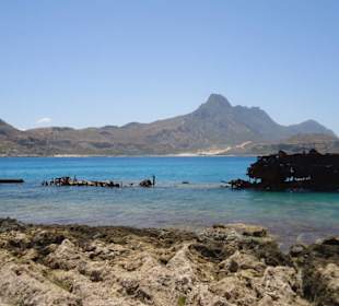 Altes Wrack vor Gramvousa