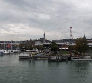 Hafenansicht vom Schiff