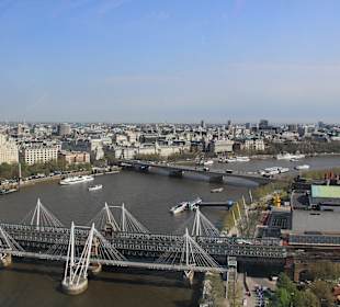 Aussicht vom London Eye