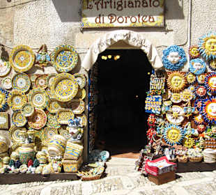 Keramikladen in Erice