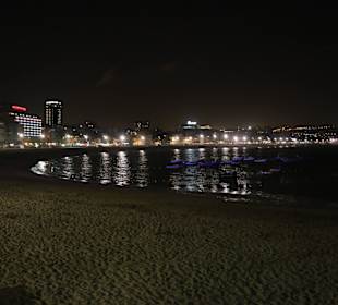 Spaziergang entlang der Strandpromenade