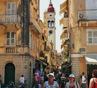 Die höchste Kirche auf Korfu