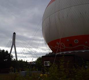 Balon Orange i Most Świętokrzyski