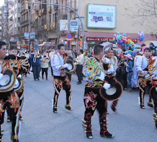 Karnavalsumzug Barcelona 14.02.2015