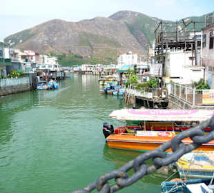 Alte Häuser im Fishing Village