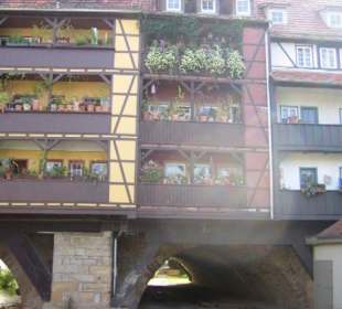 Die Krämerbrücke in Erfurt
