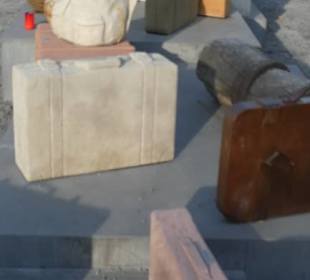 Denkmal DenkOrt Deportationen 1941-1944 am Bahnhof