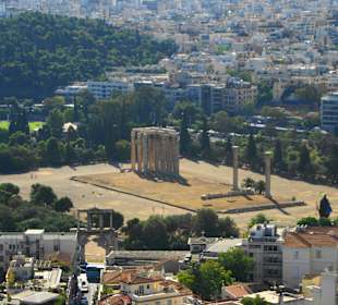 Ausblick von der Akropolis