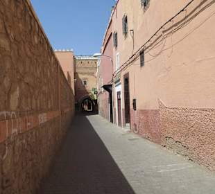 Unterwegs in der Altstadt von Marrakesch