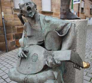 Gauklerbrunnen auf dem Grünen Markt