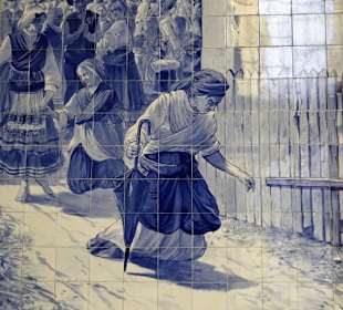 Die Pracht der Azulejos im Bahnhof São Bento