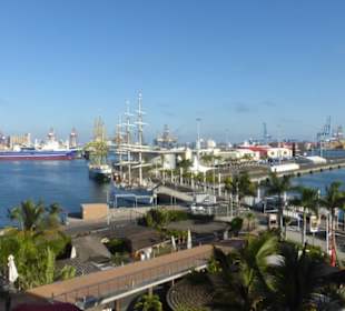 Restaurant WOK El Muelle: Blick von der Terrasse
