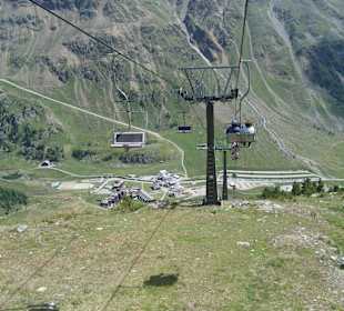 Skilift 100m vom Sporthotel Kurzras