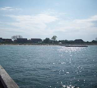 Blick auf dem Strand