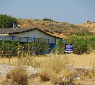 Bistro-Hütten der Hotels