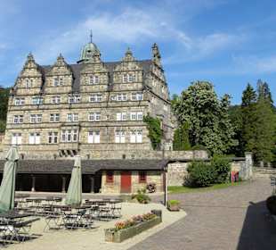 Biergarten im Gutshof