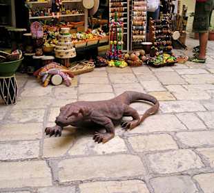 Shopping Meile in Korfu Stadt