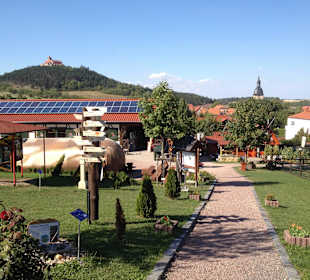 Blick vom oberen Garten