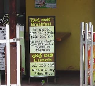 Nicht nur Frühstück im Angebot