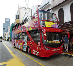 Unterwegs in Singapur mit dem Hop and Hop Bus