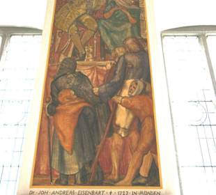 Wandmalereien zur Stadtgeschichte