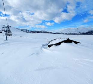 Piste bei Traumwetter