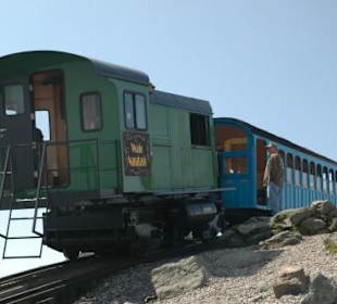 Die Zahnradbahn auf den Mount Washington