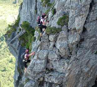 Klettersteig in Gerlos