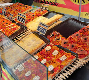 Eindrücke vom Rundgang über den Markt von Elne