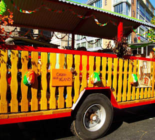 Festwagen Irische Musiker