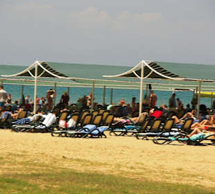 Evrenseki an der Promenade schon eng das ganze