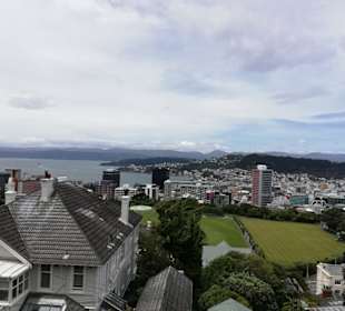 Ausblick vom botanischen Garten