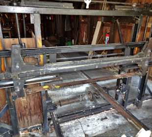 Das Sägewerk im Dörpmuseum Münkeboe