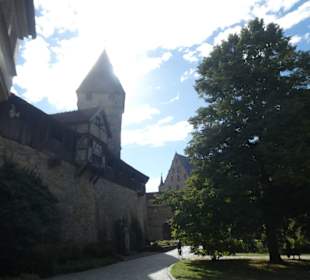 Bei der Besichtigung der Veste Coburg