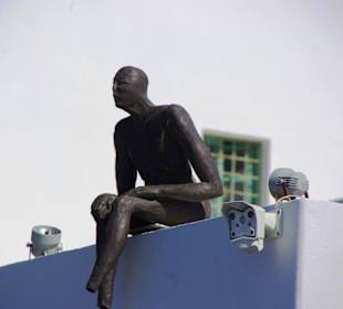 Santorin selbst im Bild Landschaft, Stadt