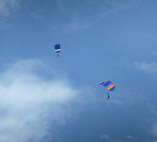 Am Strand vorm Blau Varadero