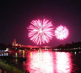 Feuerwerk in Basel