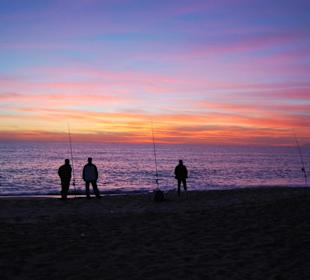 Sonnenuntergang am Klaopatra-Strand
