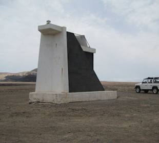Kleinster Leuchtturm Europa von hinten