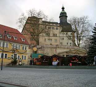 Blick zum Schloss Sondershausen