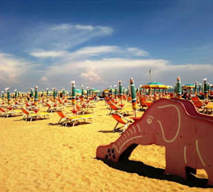 Kostenpflichtiger Strandbereich