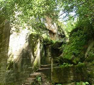 Reste eines Bunkers