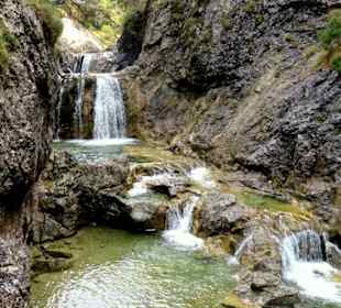 Der untere Wasserfall