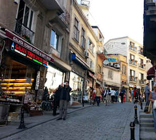 Geschäftsstraße von Galata