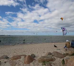 Kitesurfen vor Laboe