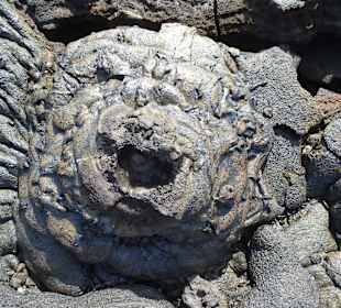 Lavagestein auf Santiago