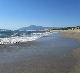 Endloser schöner Strand
